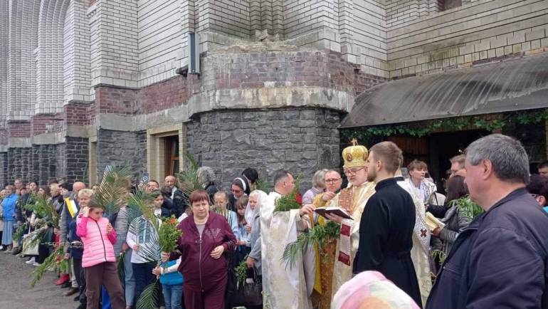 Святкування Престольного празника Входу Господнього в Єрусалим